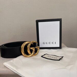 gucci leather belt